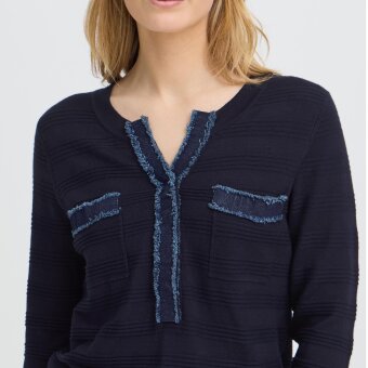 Pulz Jeans ( Dame )  - PULZ - PZSARA | STRIK DARK SAPPHIRE