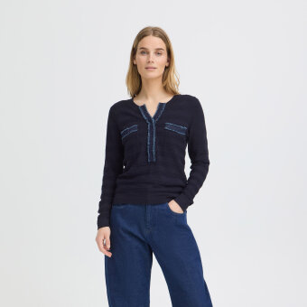 Pulz Jeans ( Dame )  - PULZ - PZSARA DENIM | STRIK DARK SAPPHIRE