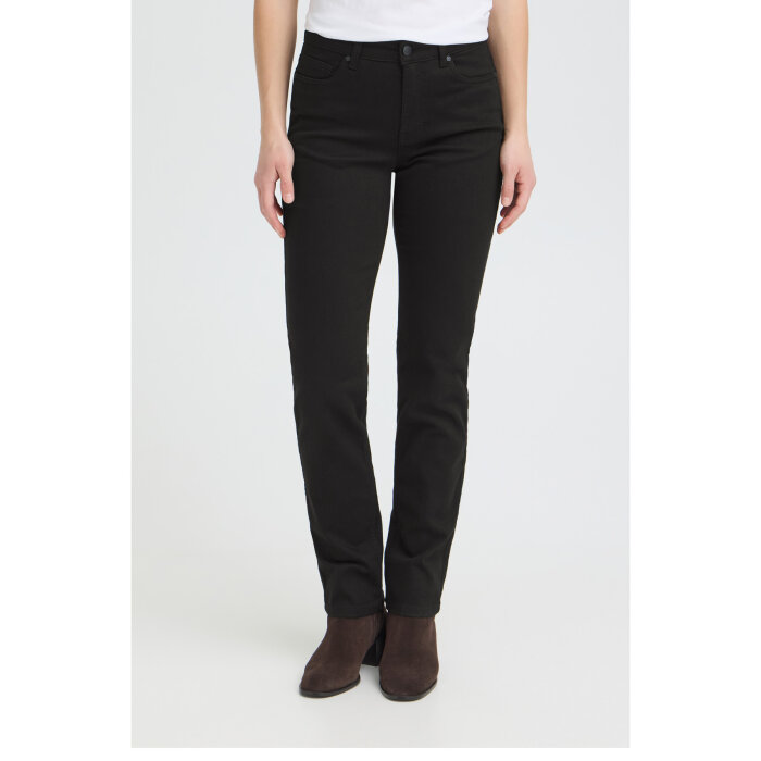 Pulz Jeans ( Dame )  - PULZ - PZEMMA | JEANS BLACK DENIM