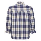 Pulz Jeans ( Dame ) - PULZ - PZDEVA | SKJORTE BLUE CHECK Pulz Jeans ( Dame ) - PULZ - PZDEVA | SKJORTE BLUE CHECK