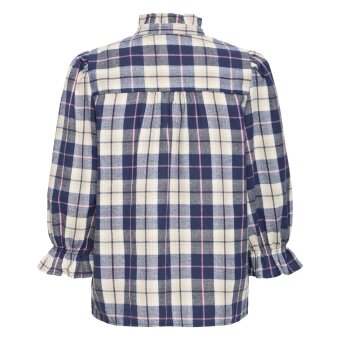 Pulz Jeans ( Dame )  - PULZ - PZDEVA | SKJORTE BLUE CHECK