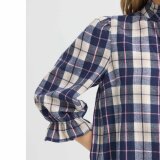 Pulz Jeans ( Dame ) - PULZ - PZDEVA | SKJORTE BLUE CHECK Pulz Jeans ( Dame ) - PULZ - PZDEVA | SKJORTE BLUE CHECK