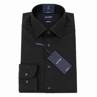 Olymp - Olymp - 139924 68 | Luxor Modern Fit Skjorte Black
