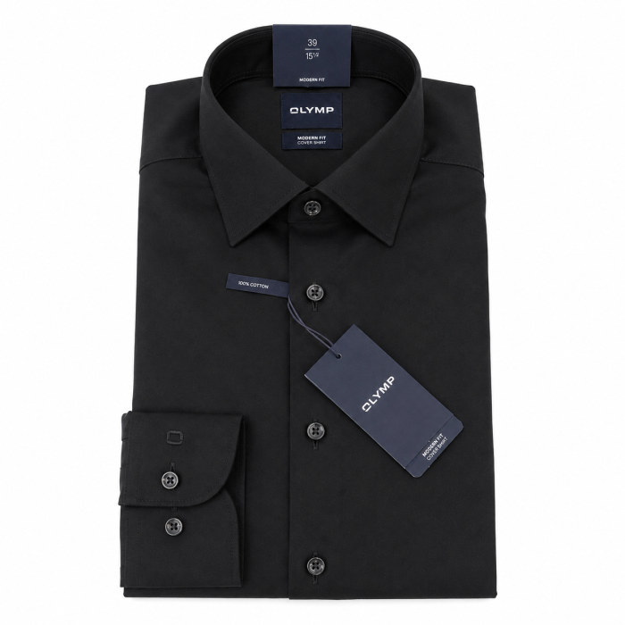 Olymp - Olymp - 139924 68 | Luxor Modern Fit Skjorte Black