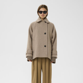 InWear - INWEAR - THORAIW MINONA COAT | VINDJAKKE SANDY GREY ME