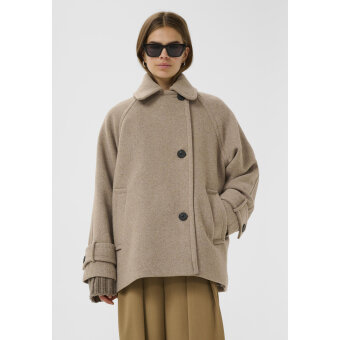 InWear - INWEAR - THORAIW MINONA COAT | VINDJAKKE SANDY GREY ME