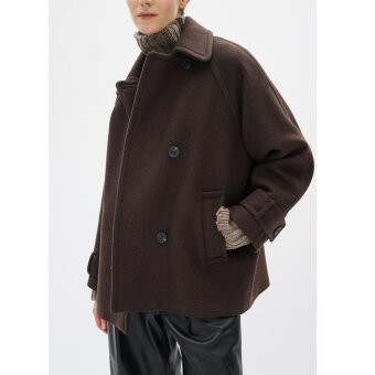 InWear - INWEAR - THORAIW COAT MINONA | VINDJAKKE CHOCOLATE BROWN