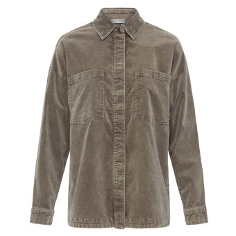 Pulz Jeans ( Dame )  - PULZ - PZFIBA LS | SKJORTE WALNUT
