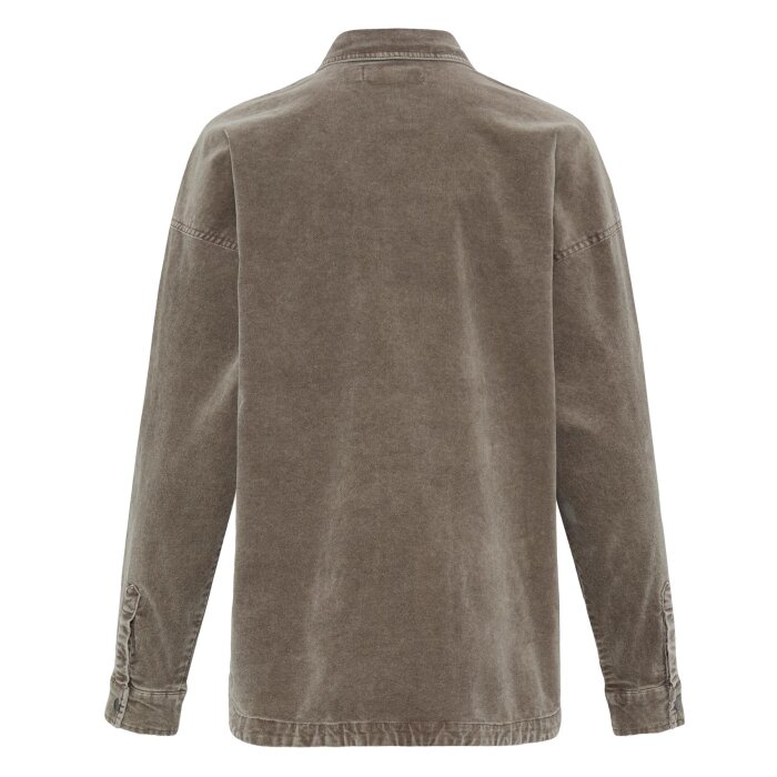 Pulz Jeans ( Dame )  - PULZ - PZFIBA LS | SKJORTE WALNUT