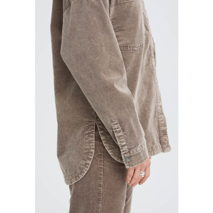 Pulz Jeans ( Dame )  - PULZ - PZFIBA LS | SKJORTE WALNUT