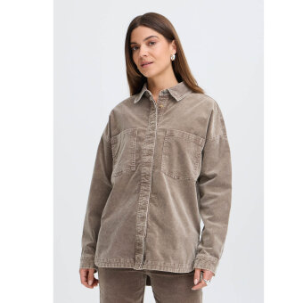 Pulz Jeans ( Dame )  - PULZ - PZFIBA LS | SKJORTE WALNUT