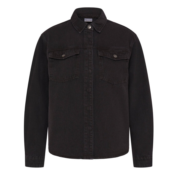 Pulz Jeans ( Dame )  - PULZ - PZDORIT | OVERSHIRT ESPRESSO
