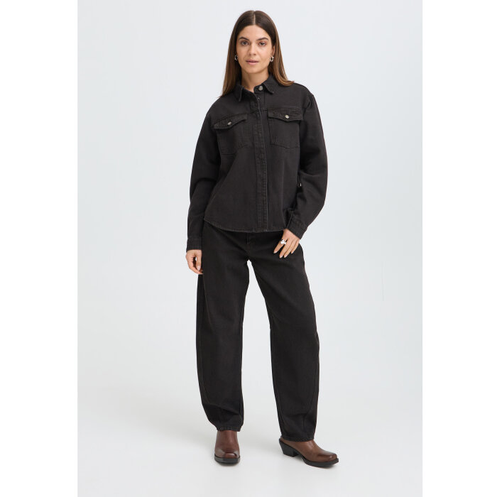 Pulz Jeans ( Dame )  - PULZ - PZDORIT | OVERSHIRT ESPRESSO