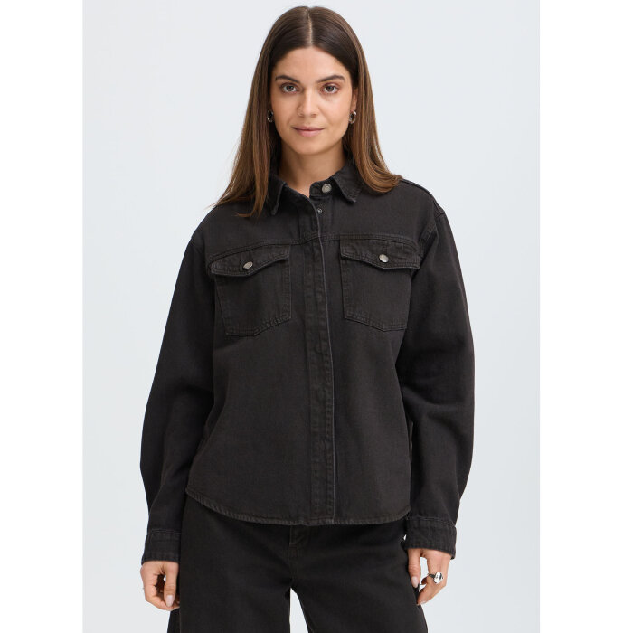 Pulz Jeans ( Dame )  - PULZ - PZDORIT | OVERSHIRT ESPRESSO