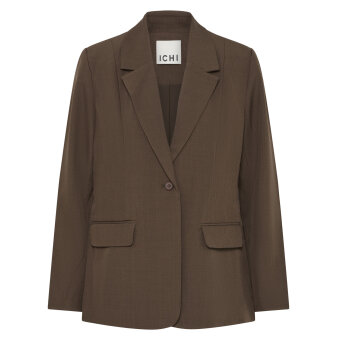 ICHI ( Dame ) - ICHI - IHFAVA LONG | BLAZER SLATE BLACK MEL