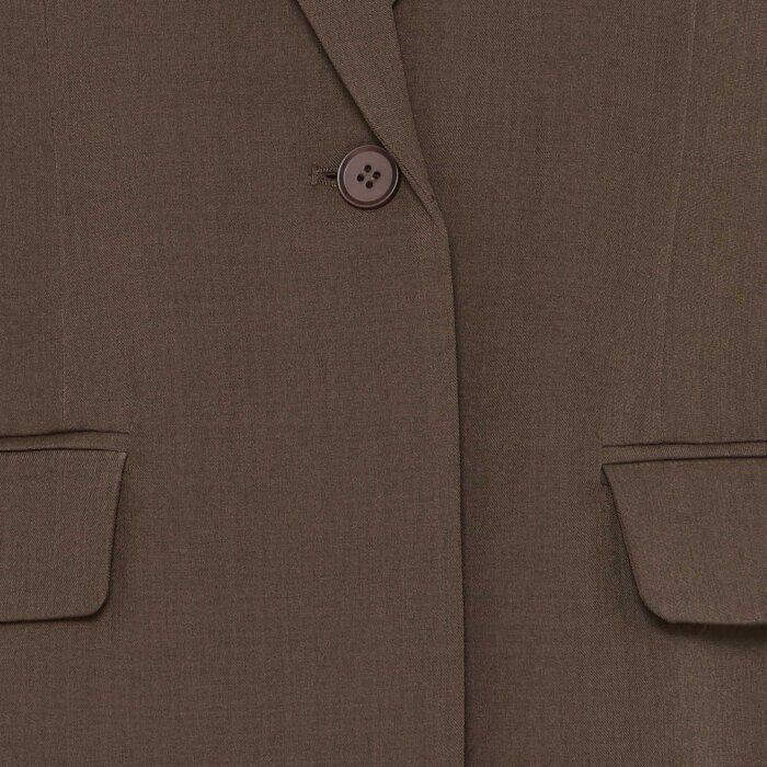 ICHI ( Dame ) - ICHI - IHFAVA LONG | BLAZER SLATE BLACK MEL