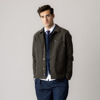 Mos Mosh Gallery - Mos Mosh - Mapham jacket | Overshirt Total Eclipse