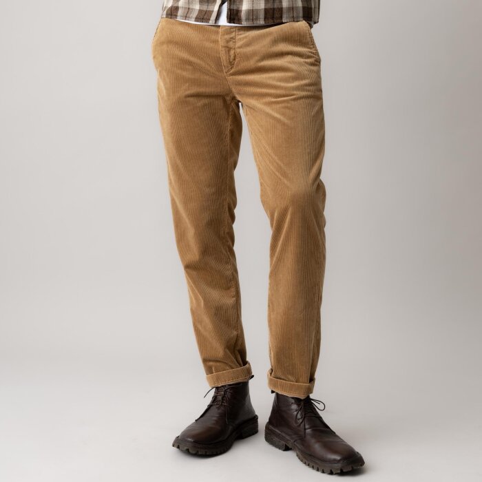 Mos Mosh - Hunt Corduroy Pant - Fløjlsbuks Toffee til herrer - str. 34/34