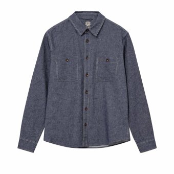Mos Mosh Gallery - Mos Mosh - Norbert denim shirt | Skjorte  Vintage Indigo