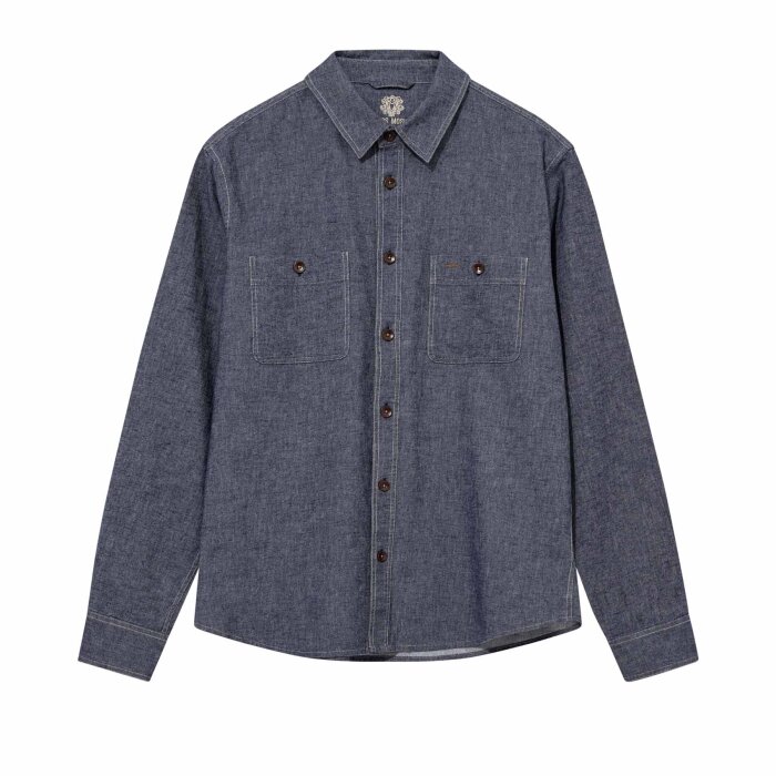 Mos Mosh Gallery - Mos Mosh - Norbert denim shirt | Skjorte  Vintage Indigo