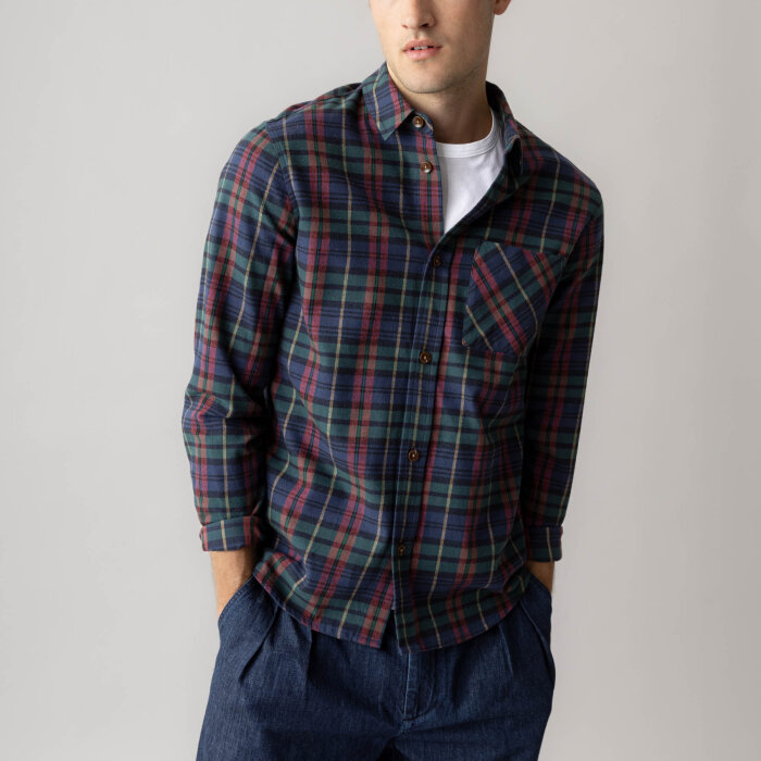 Mos Mosh Gallery - Mos Mosh - David hang | Overshirt Burnt Russet