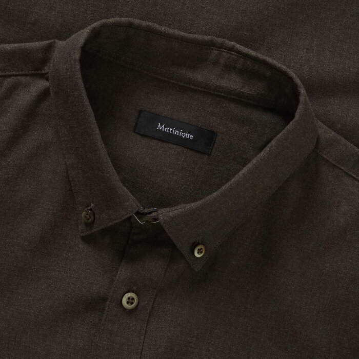 Matinique - Matinique - Trostol shirt | Skjorte Turkish Coffee