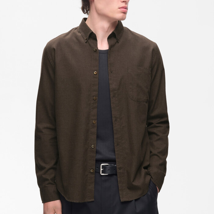Matinique - Matinique - Trostol shirt | Skjorte Turkish Coffee