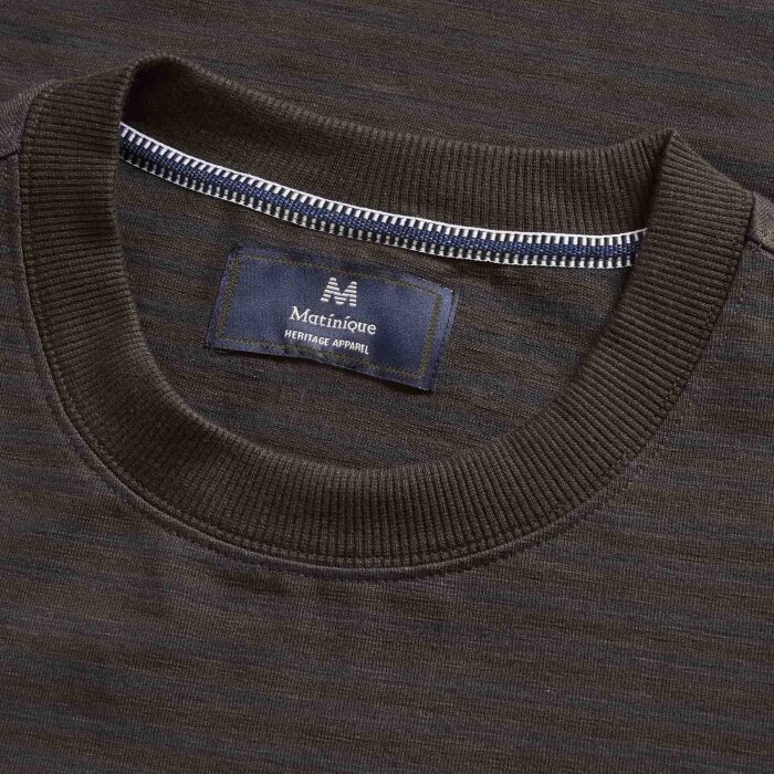 Matinique - Matinique - Kai LS heritage tee | T-shirt Turkish Coffee