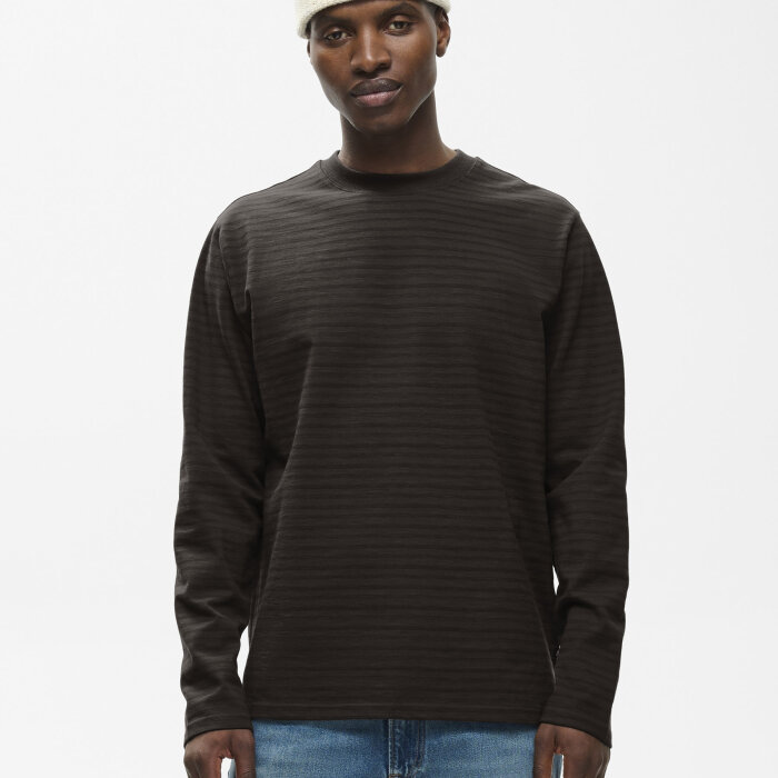 Matinique - Matinique - Kai LS heritage tee | T-shirt Turkish Coffee