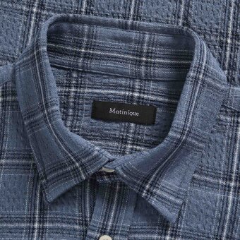 Matinique - Matinique - Christaldo shirt | Skjorte Blue Mirage