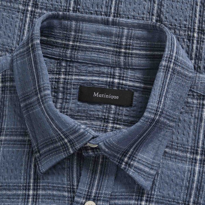 Matinique - Matinique - Christaldo shirt | Skjorte Blue Mirage