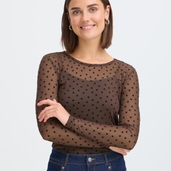 FRANSA - FRANSA - FRDETA | T-SHIRT HOT FUDGE