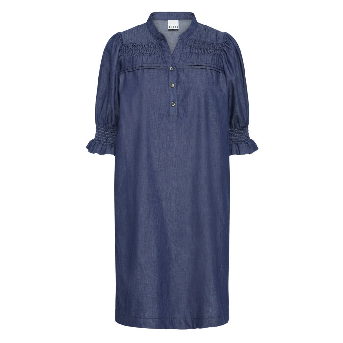 Ichi - Ihancey - Kjole Denim Authentic Blue til damer - str. 42
