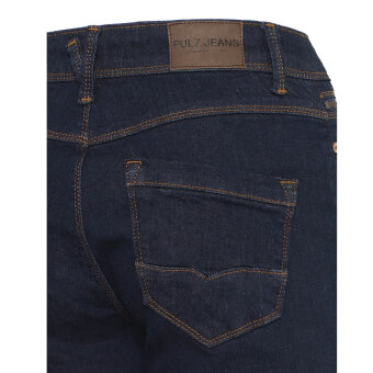 Pulz Jeans ( Dame )  - PULZ - KAROLINA  JEANS UNWASHED DENIM BLUE
