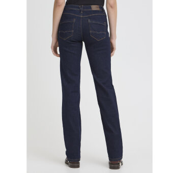 Pulz Jeans ( Dame )  - PULZ - KAROLINA  JEANS UNWASHED DENIM BLUE