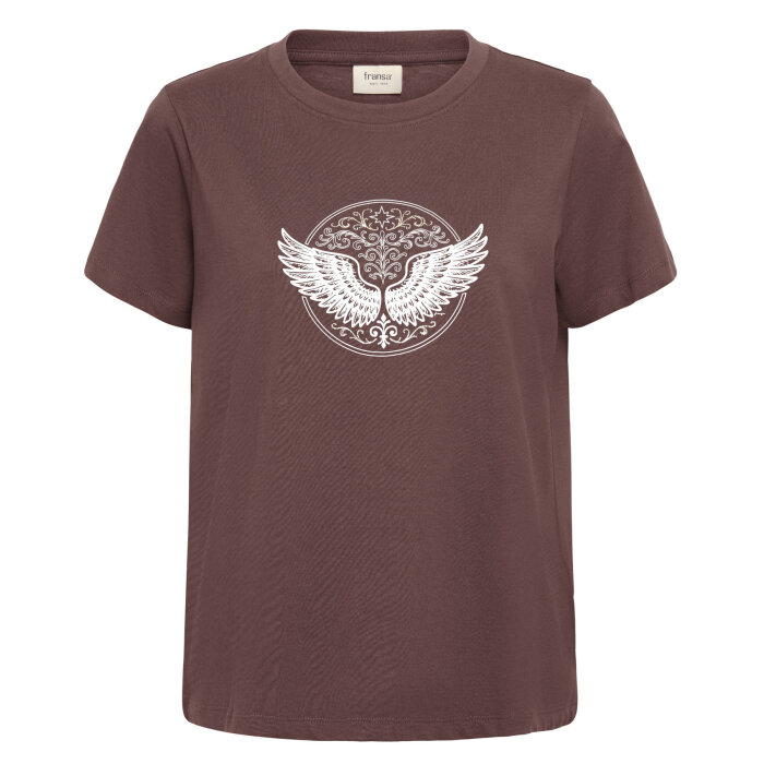 FRANSA - FRANSA - FRJORLYN | T-SHIRT HOT FUDGE