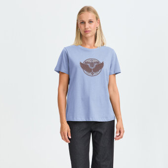 FRANSA - FRANSA - FRJORLYN | T-SHIRT BLUE B W S FRANSA - FRANSA - FRJORLYN | T-SHIRT BLUE B W S