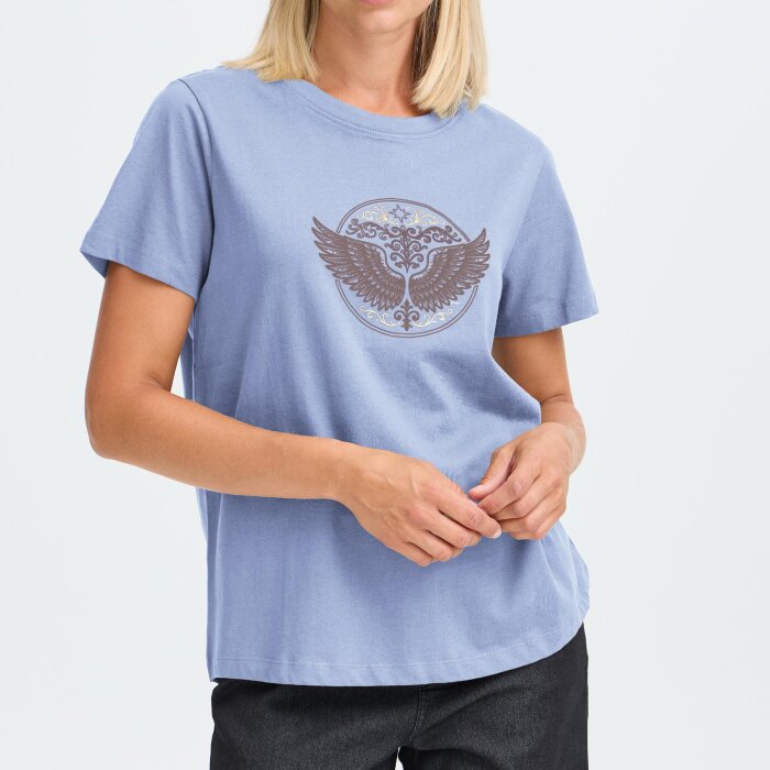 FRANSA - FRANSA - FRJORLYN | T-SHIRT BLUE B W S