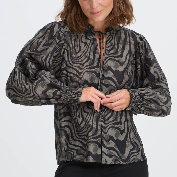 Pulz Jeans ( Dame )  - PULZ - PZESITA | SKJORTE VETIVER