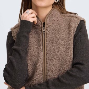 Pulz Jeans ( Dame )  - PULZ - PZLEONORA | VEST WALNUT