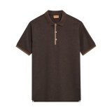 Mos Mosh Gallery - Mos Mosh - Harvey | Polo T-shirt Chocolate Brown Mos Mosh Gallery - Mos Mosh - Harvey | Polo T-shirt Chocolate Brown
