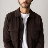 Mos Mosh Gallery - Mos Mosh - Austin knit | Overshirt Black coffee Mos Mosh Gallery - Mos Mosh - Austin knit | Overshirt Black coffee