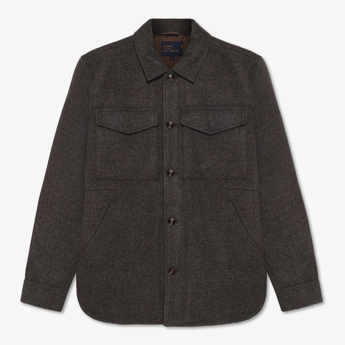 Signal - Pablo Wool Jacket - Jakke Brown Coffee til herrer - str. 2XL