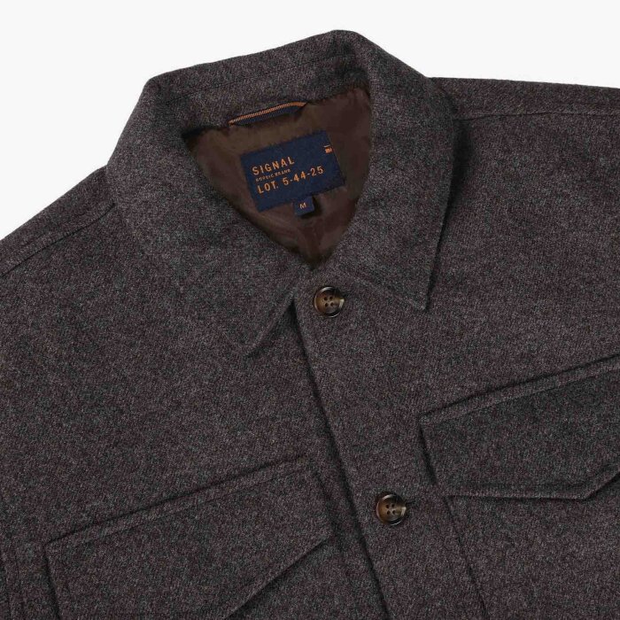 Signal - Signal - Pablo wool jacket | Jakke Brown Coffee