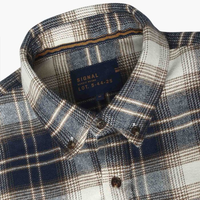 Signal - Signal - Mann check shirt | Skjorte Deep Marine
