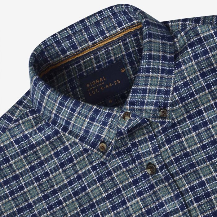 Signal - Signal - Mann check shirt | Skjorte Blue Dipper