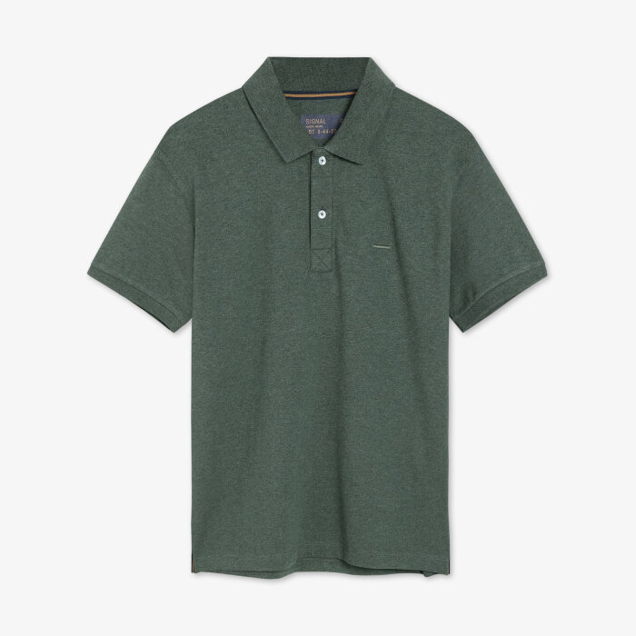 Signal - Nicky - Polo T-shirt Evergreen Mel til herrer - str. L