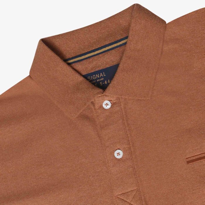 Signal - Signal - Nicky | Polo T-shirt Rusty Red Mel
