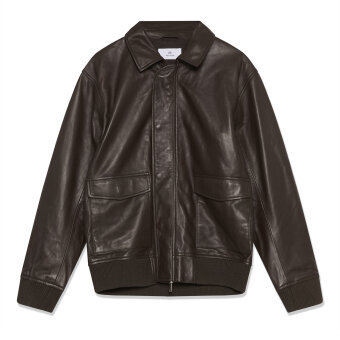Matinique - Matinique - Azriel 73 jacket | Skindjakke Chocolate Brown
