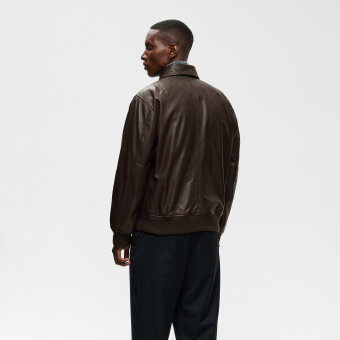Matinique - Matinique - Azriel 73 jacket | Skindjakke Chocolate Brown